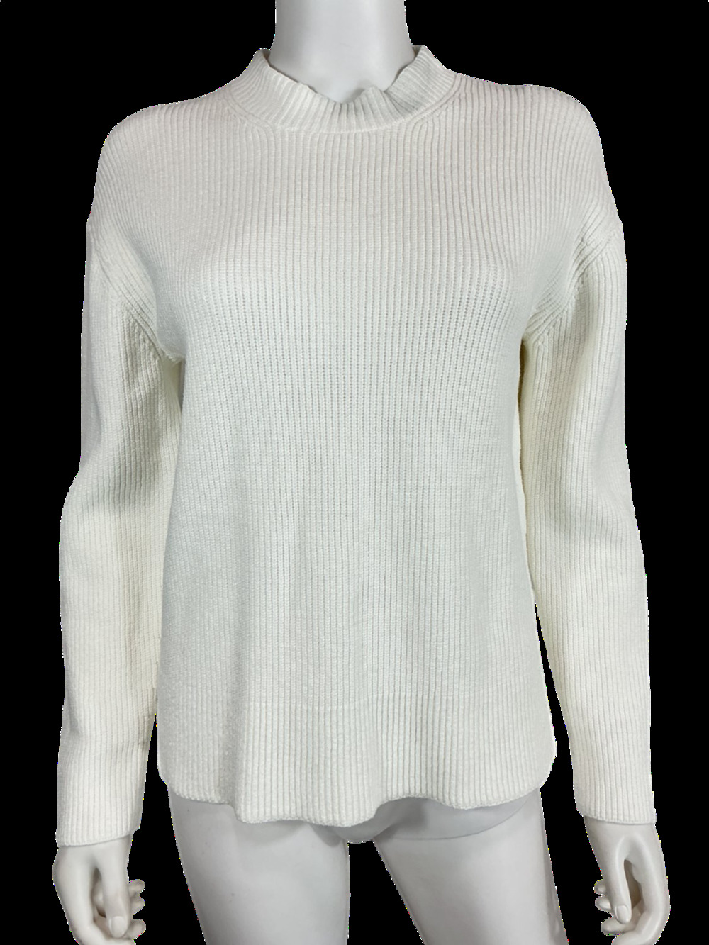 Vince Textured White Tunic Sweater Size S